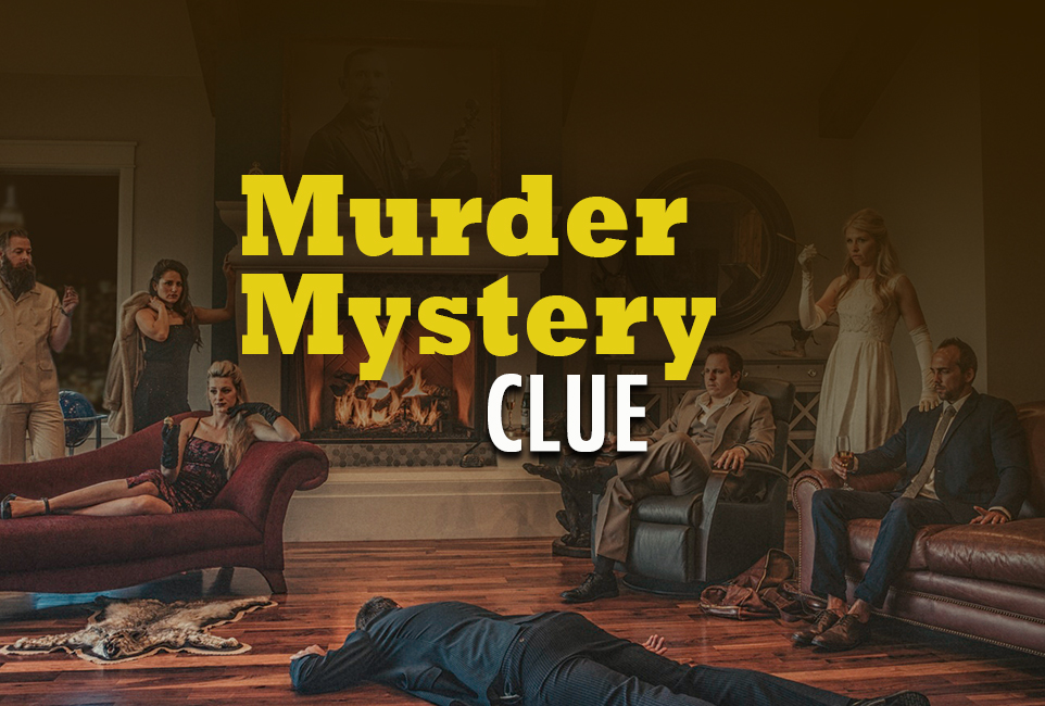 Murder Mystery: Clue | Fun Team Building Activity Based On The Classic Game logo